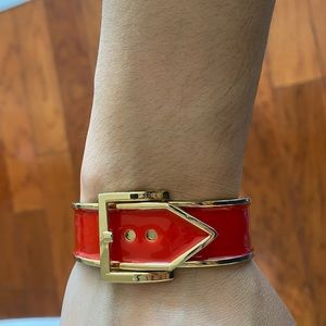 “Belt” enamel bracelet